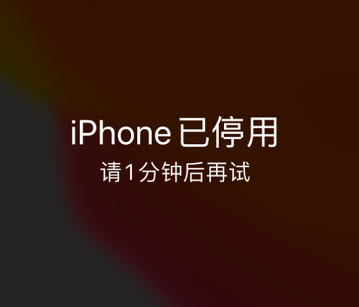 洪山苹果手机维修分享:iPhone 显示“不可用”或“已停用”怎么办？还能保留数据吗？ 